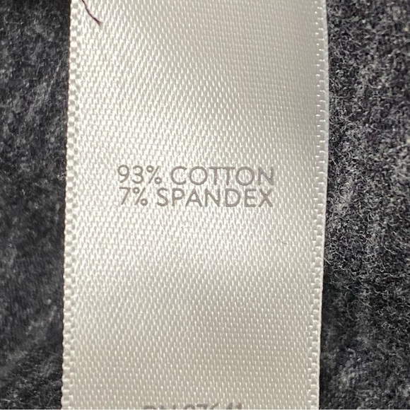 Pure Jill Charcoal Gray Twist Back Long Sleeve V Neck Knit Top Size Large - Picture 7 of 9